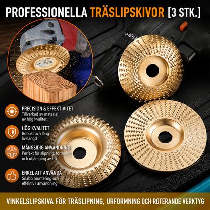 WoodMaster™ | Pro Kit - Förvandla din vinkelslip till ett precisionsverktyg