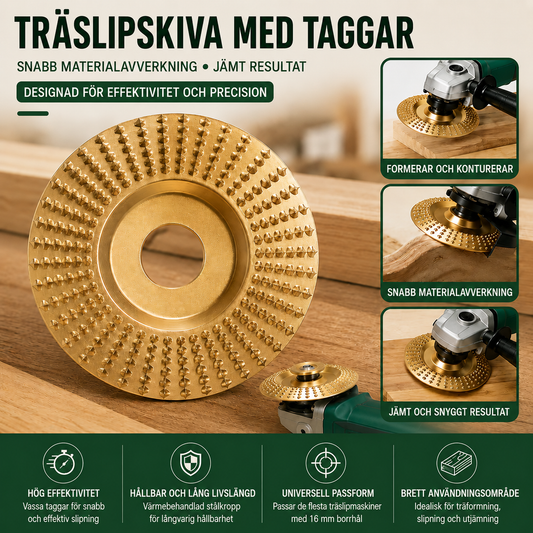 WoodMaster™ | Pro Kit - Förvandla din vinkelslip till ett precisionsverktyg