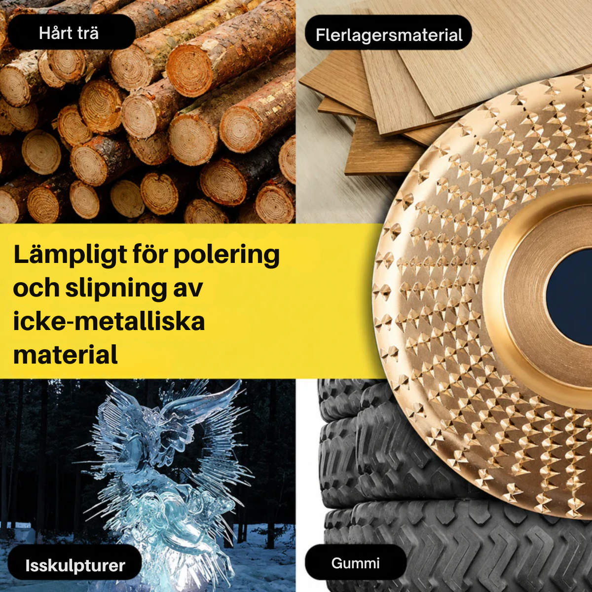 WoodMaster™ | Pro Kit - Förvandla din vinkelslip till ett precisionsverktyg