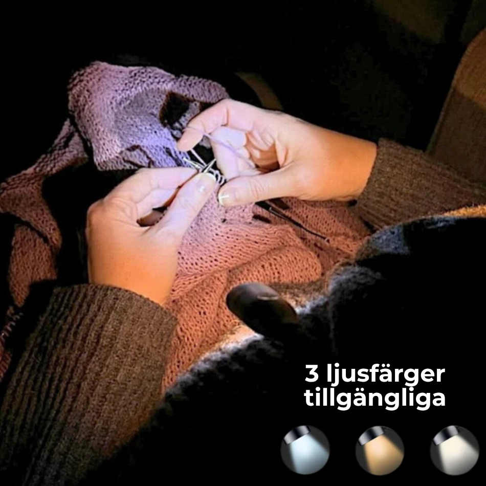 NeckBeam™ l Nacklampan som lyser upp dina skapelser och avlastar dina ögon