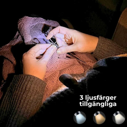 NeckBeam™ l Nacklampan som lyser upp dina skapelser och avlastar dina ögon