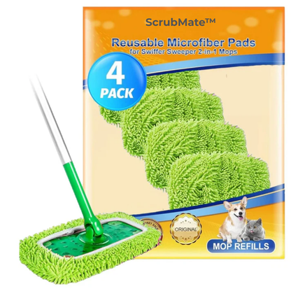 ScrubMate™ – Rengör renare, smartare och mer hållbart – Återanvändbart moppöverdrag för smuts, damm och djurhår